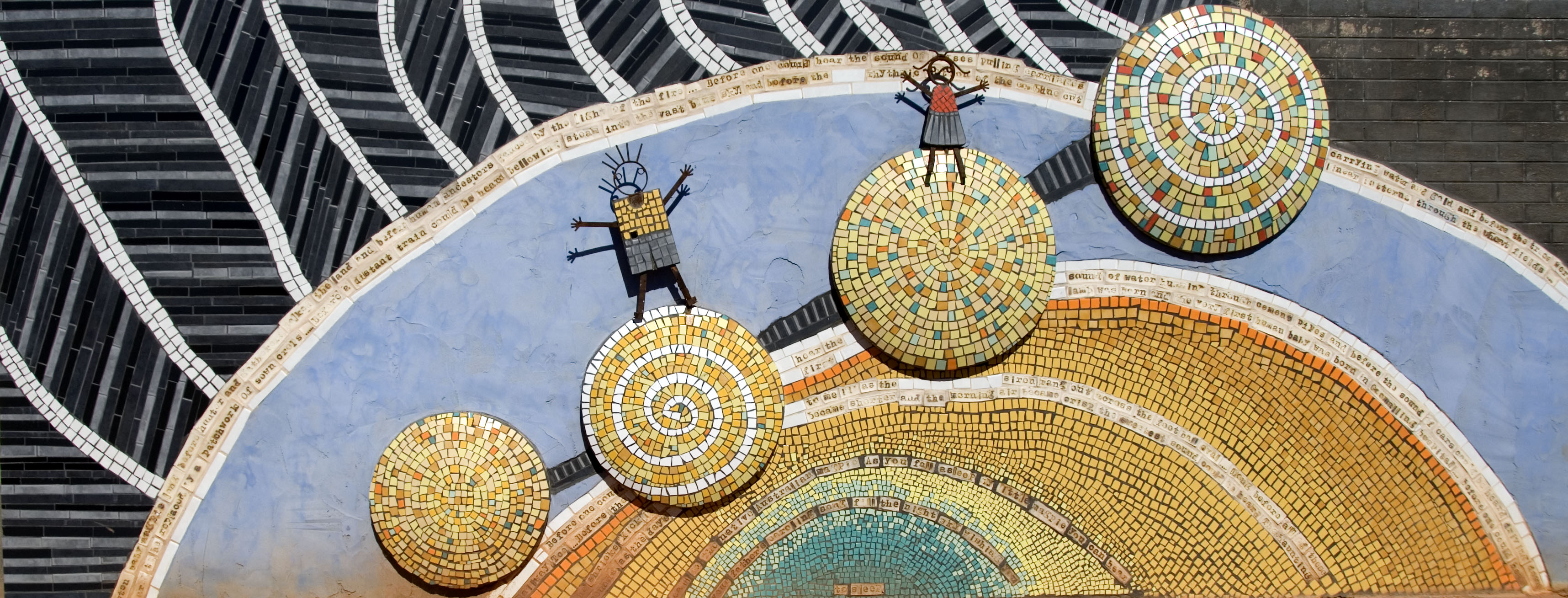 Mosaic at Goomalling Primary School, Western Australia